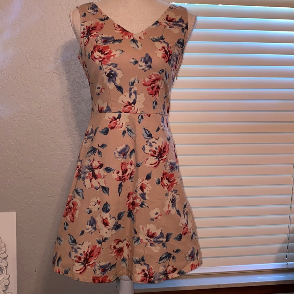 Floral mini dress